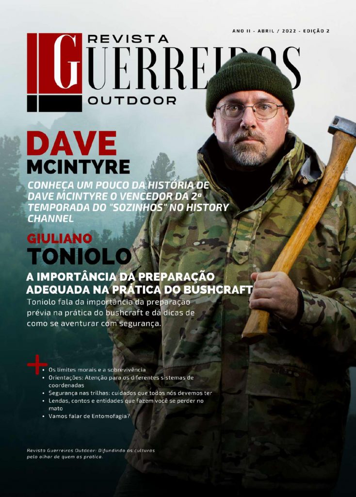 CAPA REVISTA GUERREIROS OUTDOOR ANO II - EDIÇÃO 02 - ABRIL - 2022