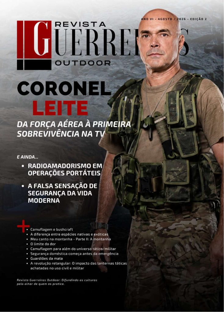 CAPA REVISTA GUERREIROS OUTDOOR - VOL20 - CORONEL LEITE
